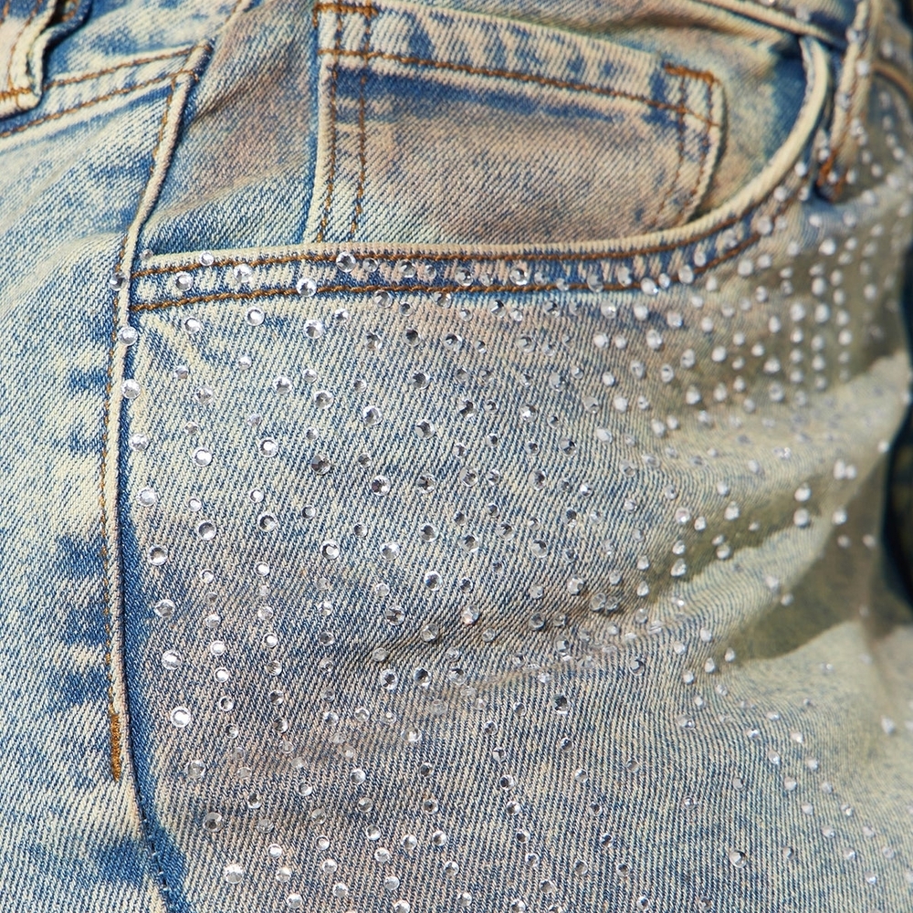 Bling Bling Denim Pant Set - Picture 6 of 7